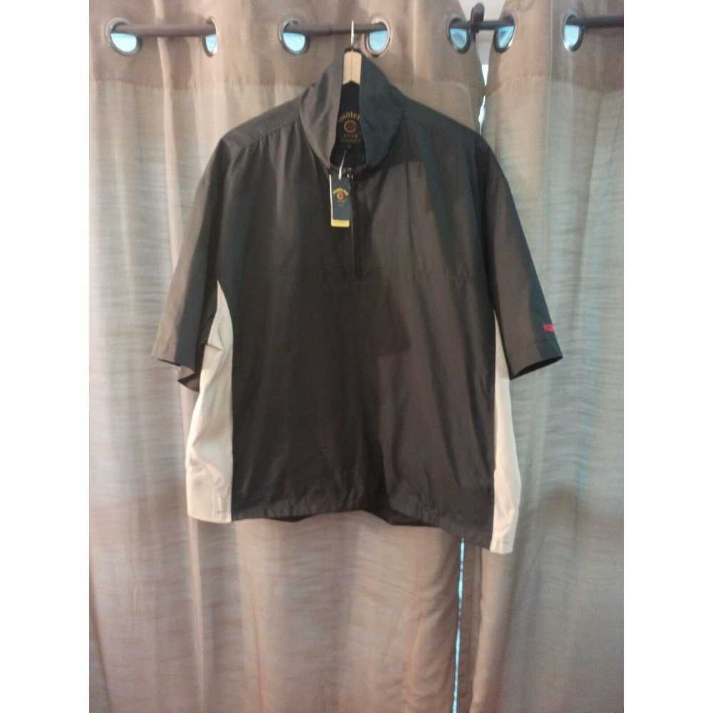 Nwt Men's Monterey Club Colorblock Pullover 3/4 Sleeve Windbreaker Jacket Sz. XL